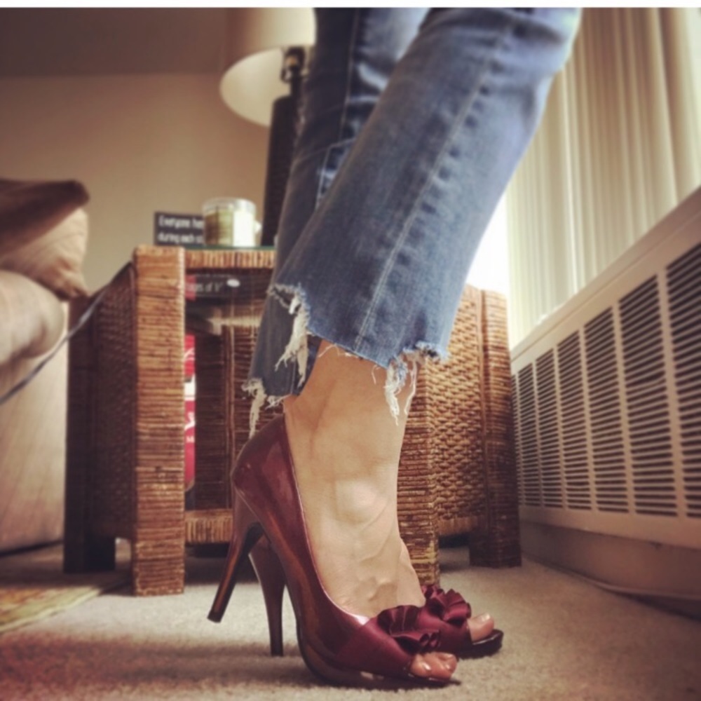 Carlos Santana Ruby Red Heels